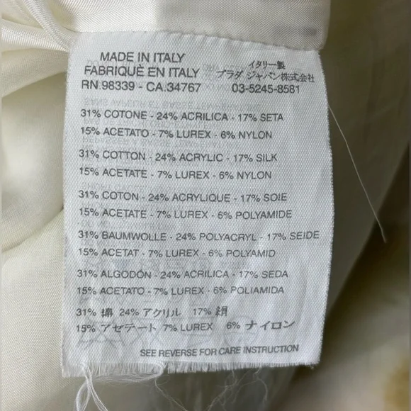 Prada | Brocade Skirt | Silk Blend | Vintage | Mini | Women’s Size 4 (40) - Picture 8 of 14